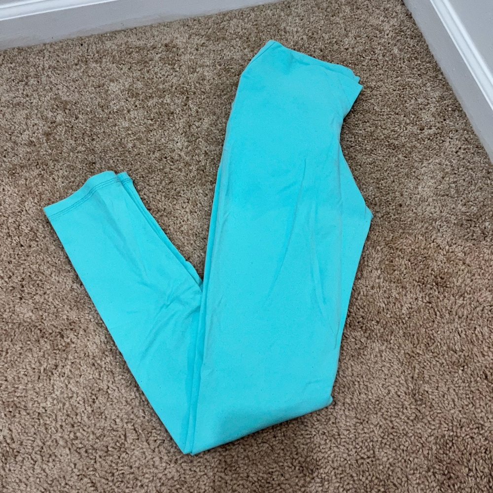 Aqua Booty Scrunch Workout Leggings💙